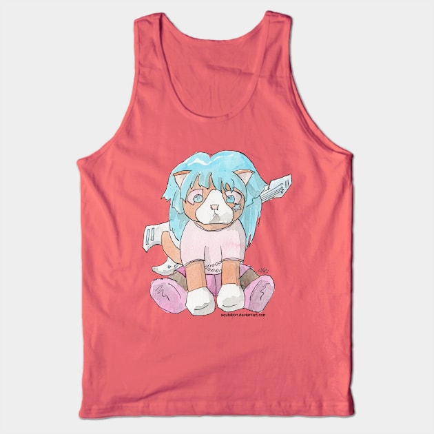 Harlock the Cat's cosplay: Aja of the Holograms Tank Top by Aqutalion